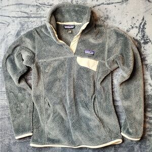 Patagonia Women's ReTool Snap-T Fleece
Pullover Jacket in Gray